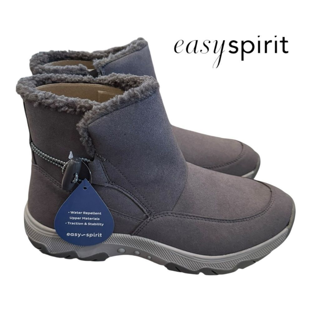 Easy Spirit Women's Tyme 2 Medium Gray Winter Boots 9